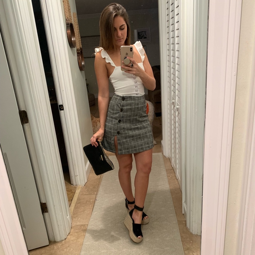 Plaid Skirt